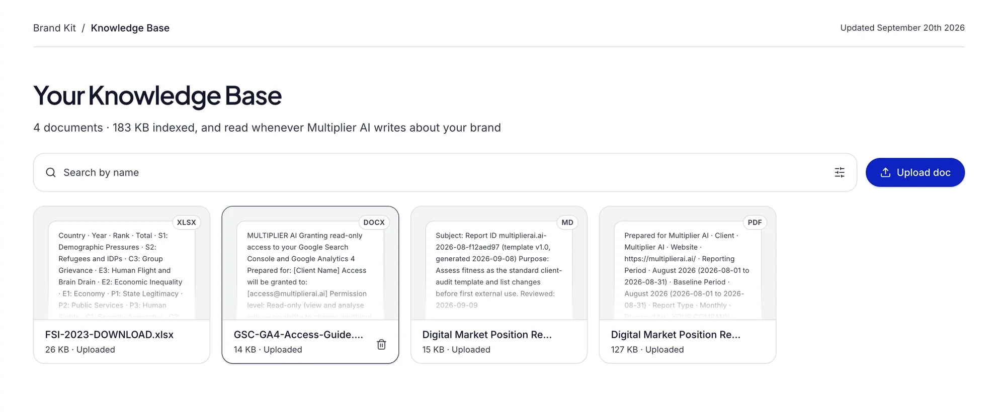 Knowledge base